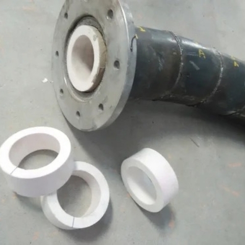 Ceramic lined bend pipe
