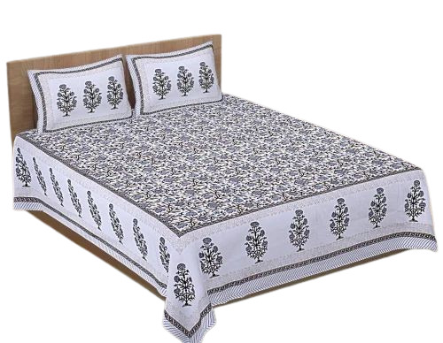 Designer Cotton Double Bed Sheet