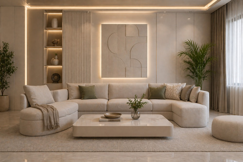 Modern L Shape Sofa Set