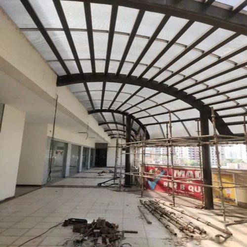 Polycarbonate Sheet Roofing Structure