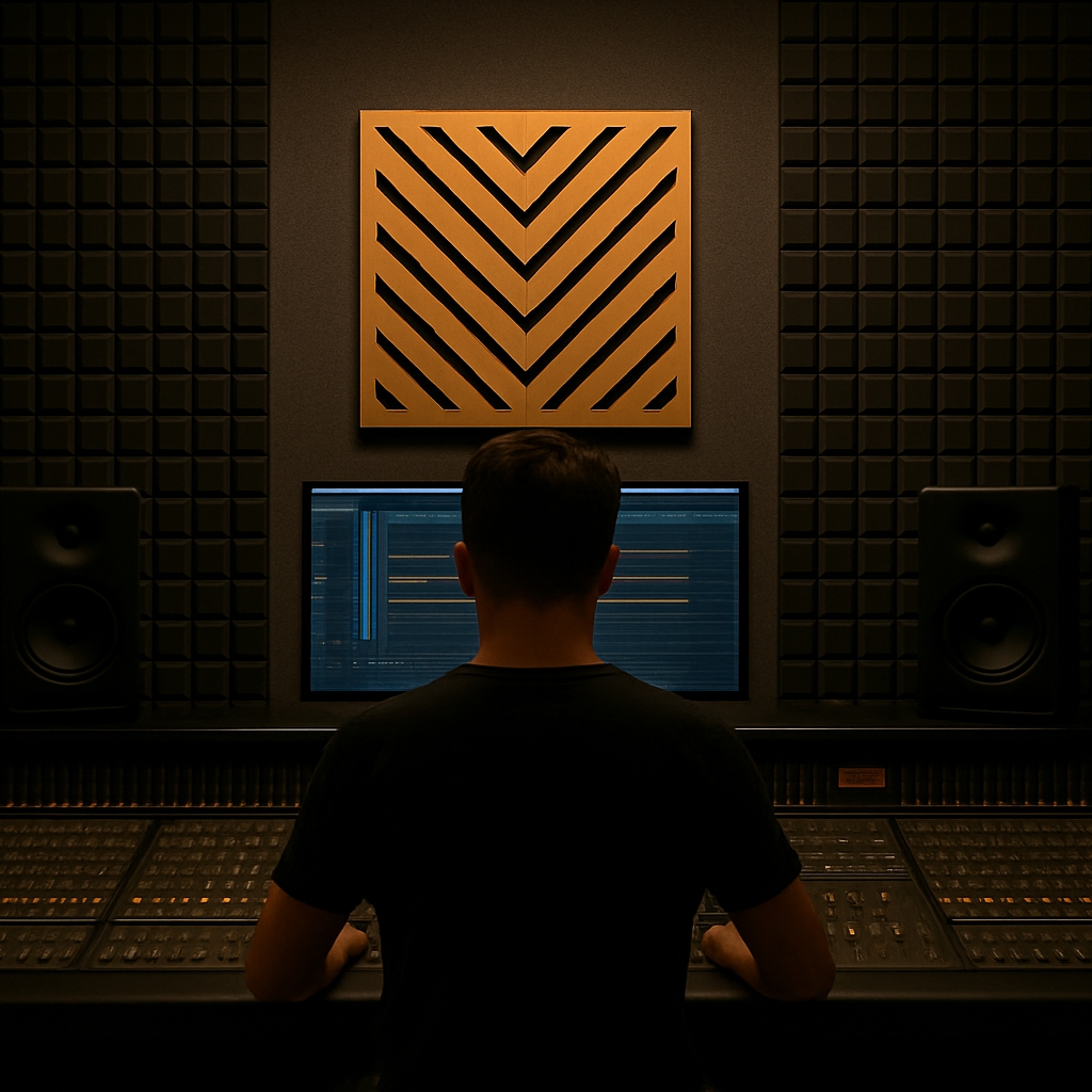 Pyramid Acoustic Foam Panels - Color: Multi Color