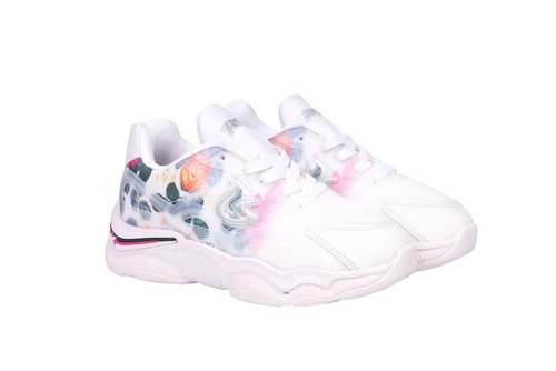 White Girls Shoes - Breathable Lightweight Design, White | Durable, Washable, Anti Wrinkle
