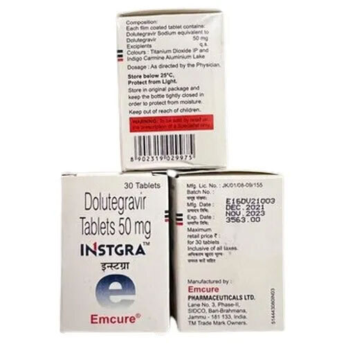 50 Mg Dolutegravir Tablets