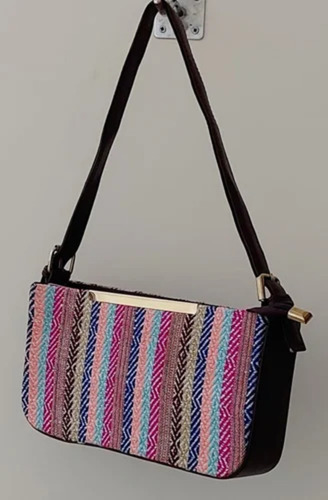 8x12 Inch Ladies Jacquard Sling Bag