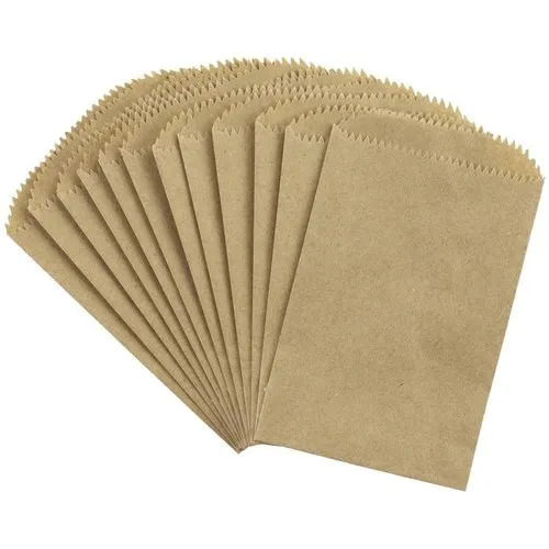 Flat Kraft Paper Bag - Color: Brown