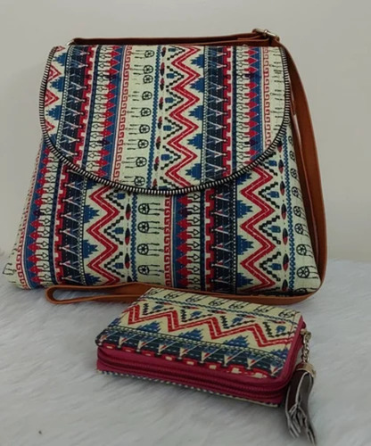 Jacquard Sling Bag Set