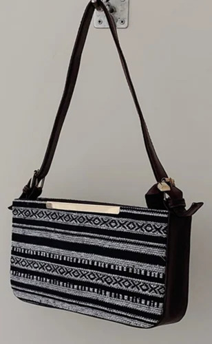 Ladies Jacquard Shoulder Sling Bag