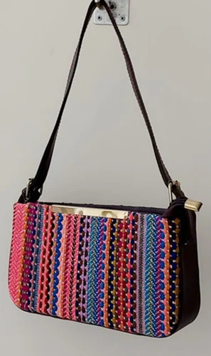 Ladies Jacquard Sling Bag