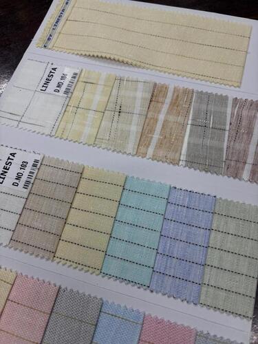 Linesta Cotton Linen Shirting Fabric