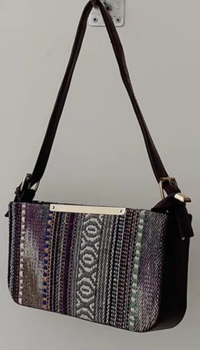 Multicolor Ladies Jacquard Sling Bag