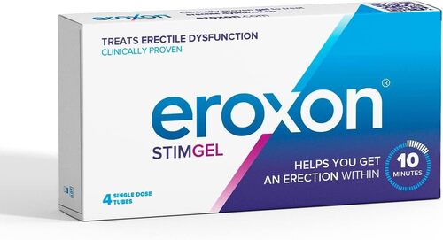 Available New EROXON STIMGEL 4 Single Dose Tubes Erectile Dysfunction Fast Acting Gel