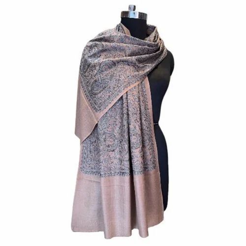 Fine Wool Embroidered Stole