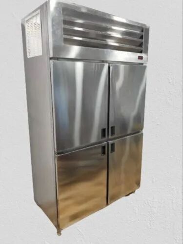 Stainless Steel Four Door Vertical Refrigerator