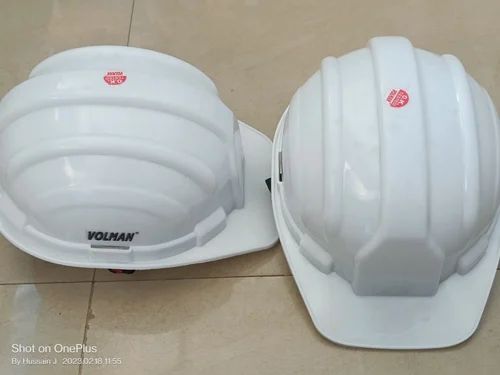 Volman Safety Helmets White Ratchet