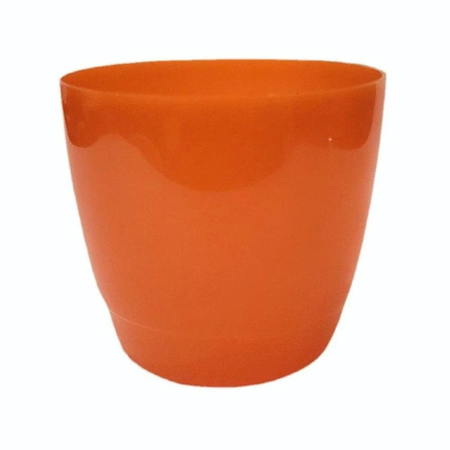 4 Inch Orange Indoor Designer Paras Plant Pots