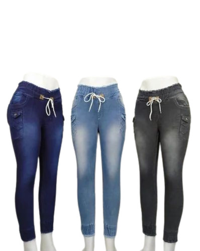 Denim Jogger Jeans For Women