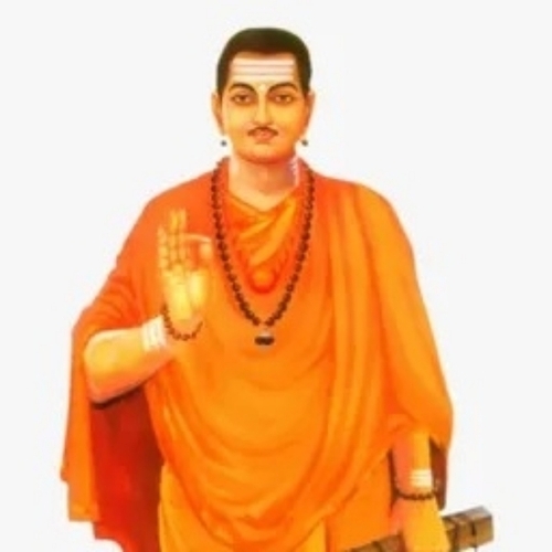 Guru Basaveshwara Statue - Granite Material, Seated Pose, Polished Surface | Durable, Free Standing, Hinduism Theme