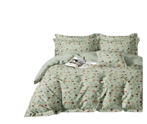 Light Green Floral Bedsheets
