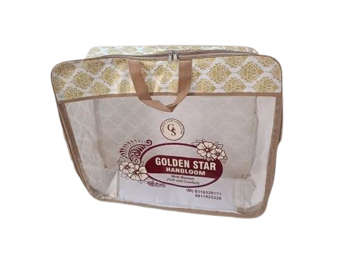 Pvc Golden Star Handloom Mink Blanket Bag