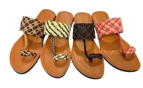 Women Ethnic Faux Leather Kolhapuri Chappal