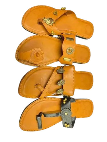 Women Faux Leather Kolhapuri Sandal