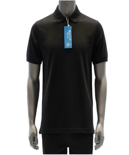 Black Polo Neck T Shirt