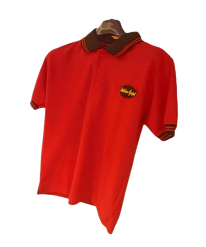 Custom Red Polo T Shirt