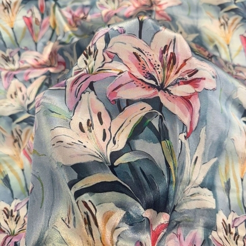 Floral Print Muslin Fabrics