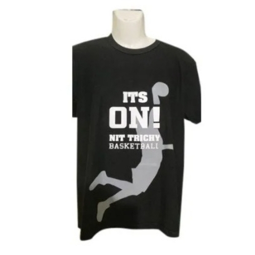 Men Black Printed T Shirt