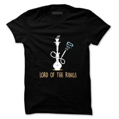 Mens Round Neck Printed T Shirt