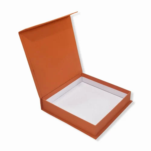 Orange Magnetic Rigid Hamper Box