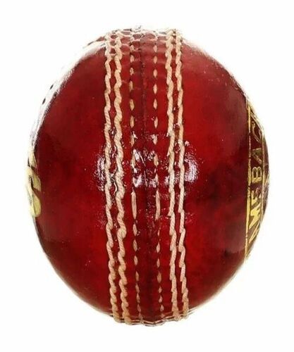 Red Leather Cricket Ball