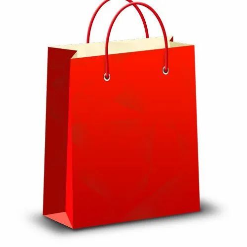 Red Paper Shopping Bag
