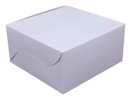 Square White Tall Cake Boxes
