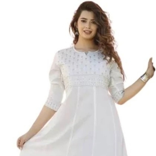 V Neck Long Gown