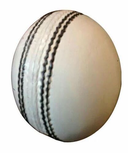 White Leather Cricket Ball
