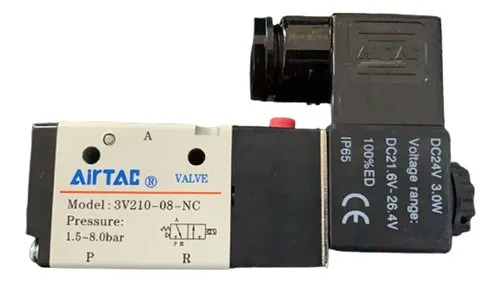 3v210-08-Nc Solenoid Valve - Brass, Threaded BSP/NPT, Grey and Black, 12V/24V DC, 110V/220V AC | Instant Response, Precise Operation, Energy Efficient, Strong Sealing, Corrosion Resistant, Leak Proof, Durable, High Reliability