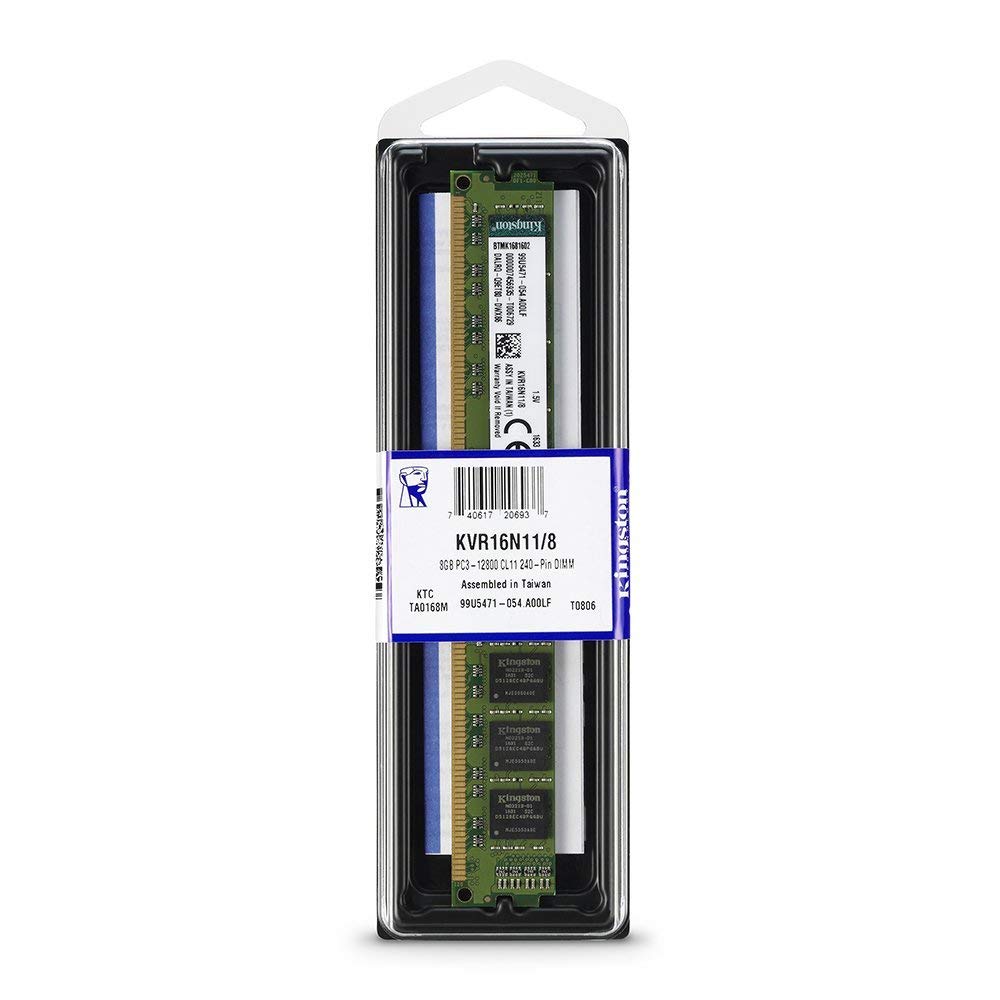 8GB DDR3 Desktop RAM PC3-12800 Kingston 1600MHz 240 Pin DIMM Non ECC Memory Module