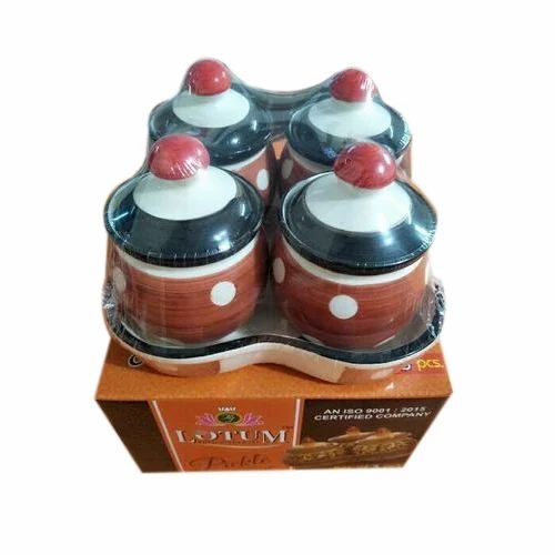 Ceramic Storage Jar Set 4 Pcs