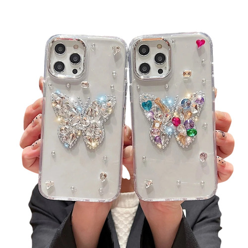 Diamond Stone Butterfly Tpu (Soft) Phone Case