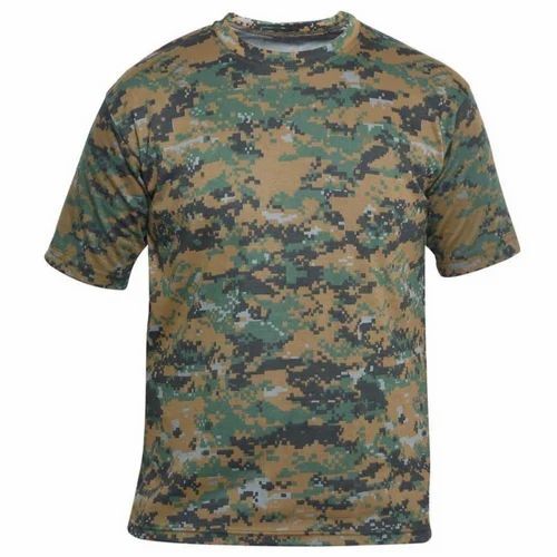 Half Sleeves Printed Men T Shirt