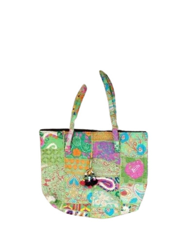 Handmade Embroidered Banjara Style Kambadiya Work Cotton Shoulder Bags