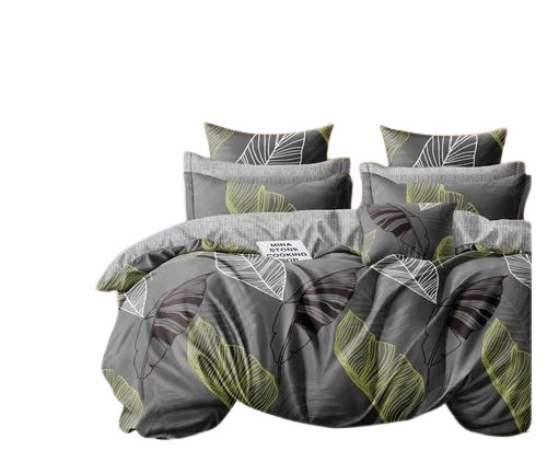 Leaves Printed Cotton Bedsheets