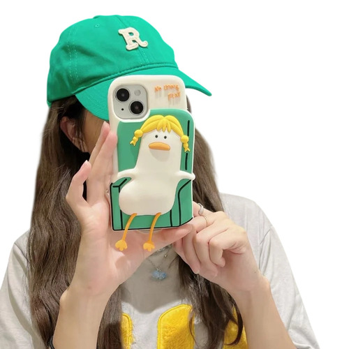 Soft Silicone Ducklings Phone Case