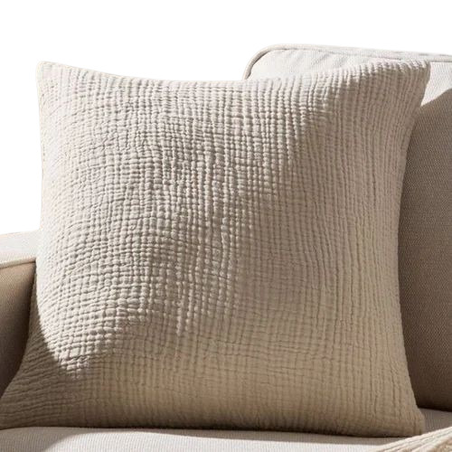 Solid Cotton Cushion Cover