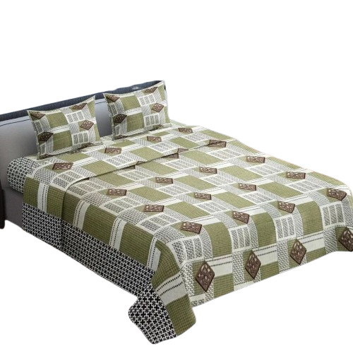 Solid Cotton Double Bed Sheet