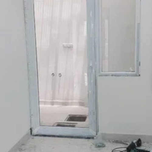 Upvc Sliding Door - Color: White