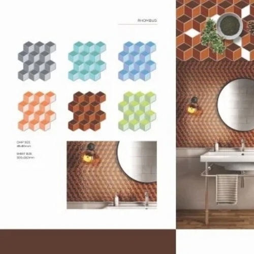 10mm Porcelain Mosaic Tiles