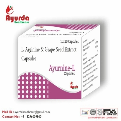 Arginine grape seed extract capsule