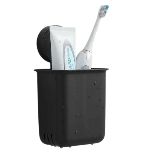 Black Toothbrush Holder 